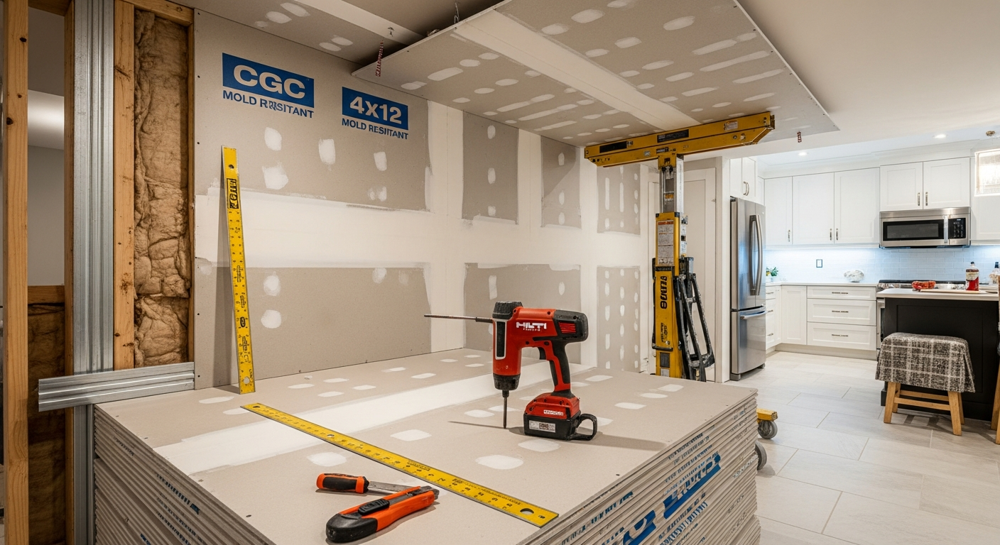 Professional drywall crew in Markham โ bonded and insured