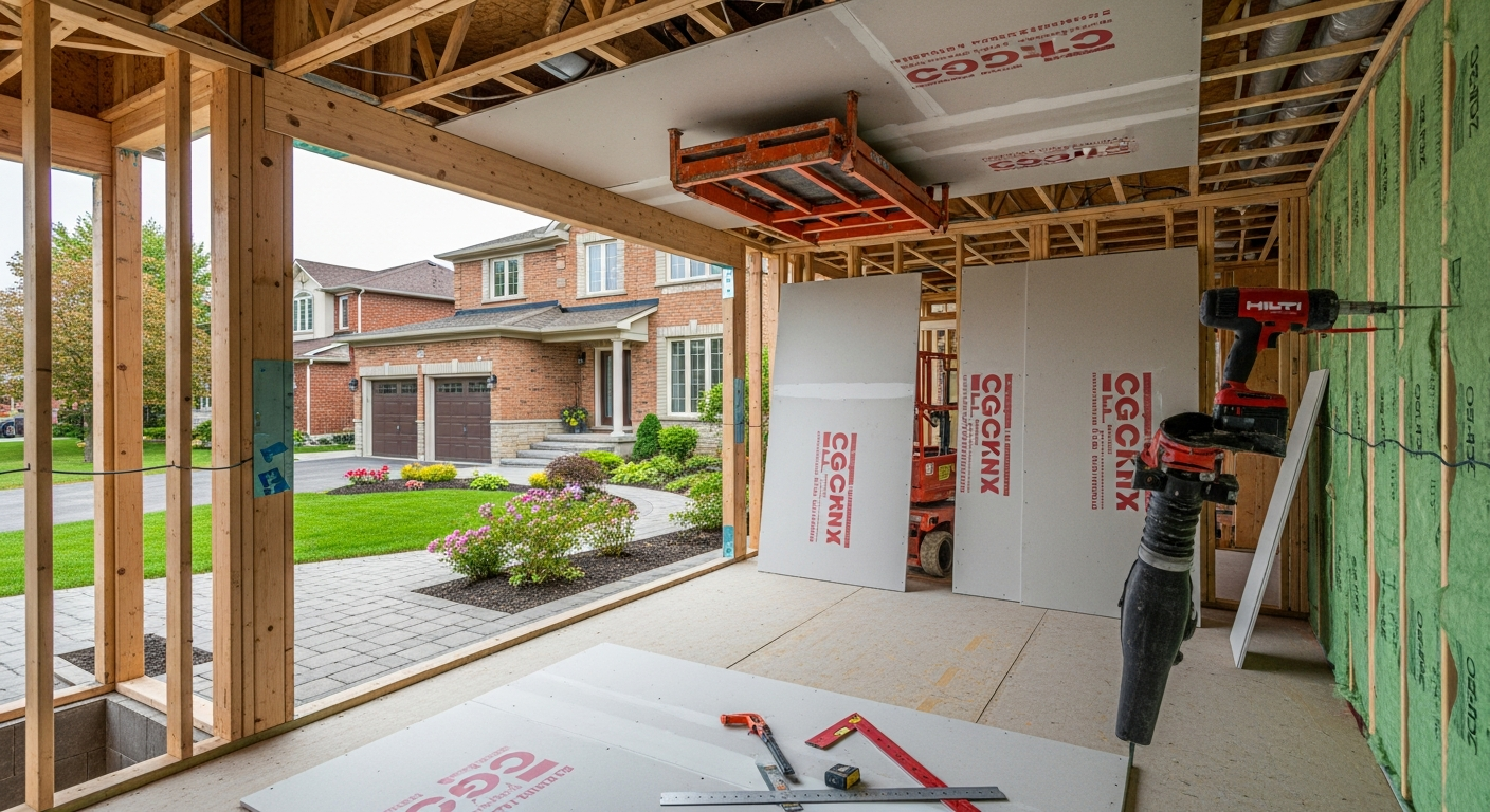 Drywall services in Oshawa โ professional drywall near me