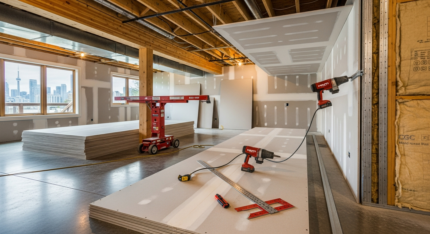 Drywall experts in Toronto โ quality work backed by warranty