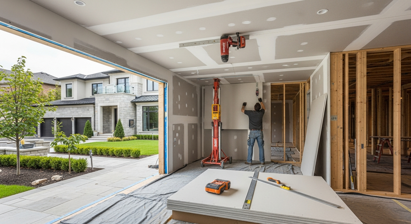Reliable drywall service across Vaughan and surrounding areas
