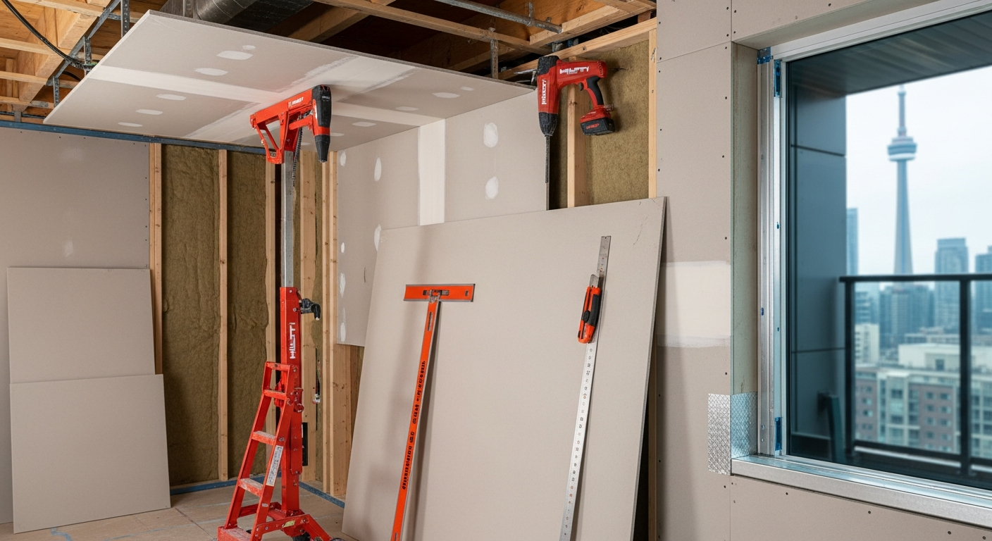 Reliable drywall installation service in Toronto GTA — get a free estimate