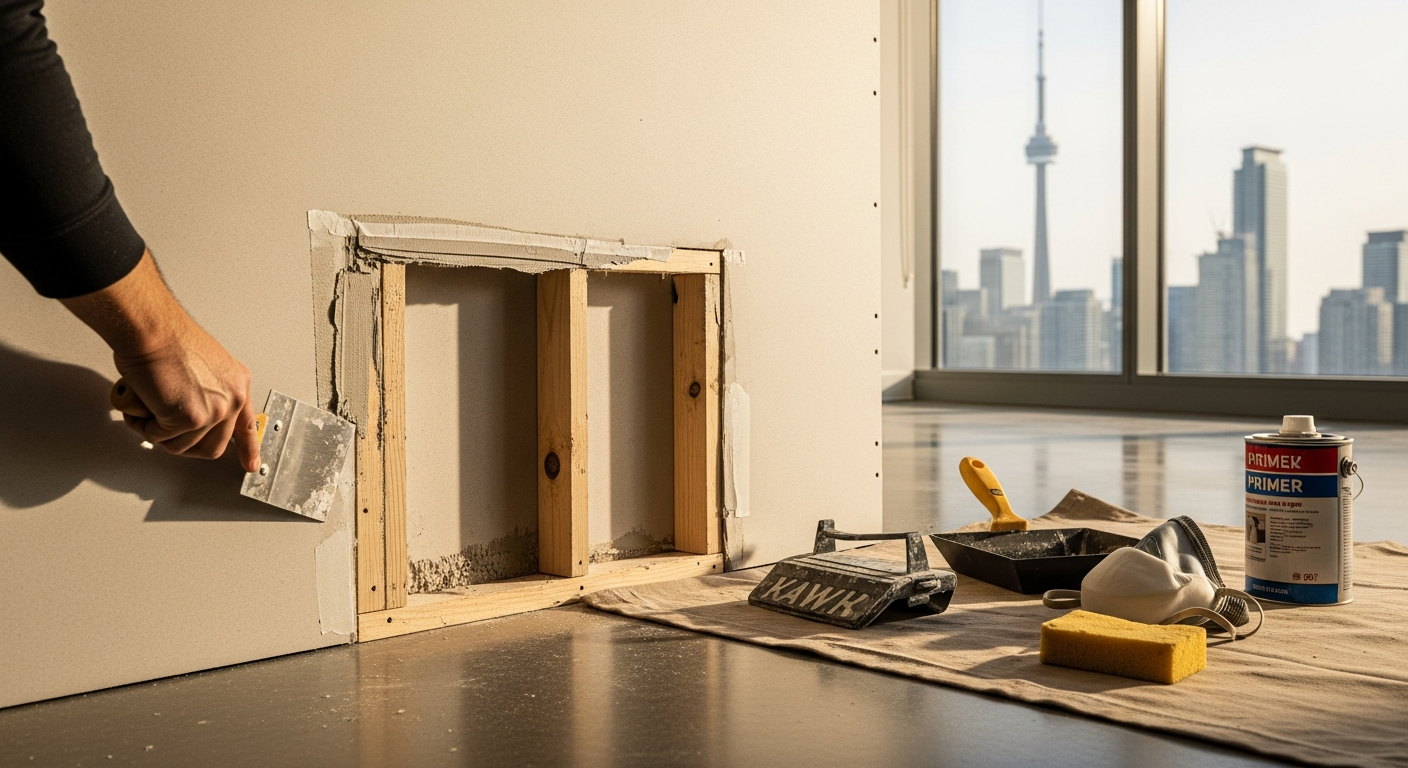 Drywall Repair delivered by RenoHouse — Toronto GTA home services