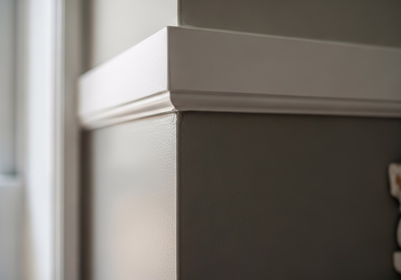 Close-up detail of professionally completed Interior Painting Cabbagetown