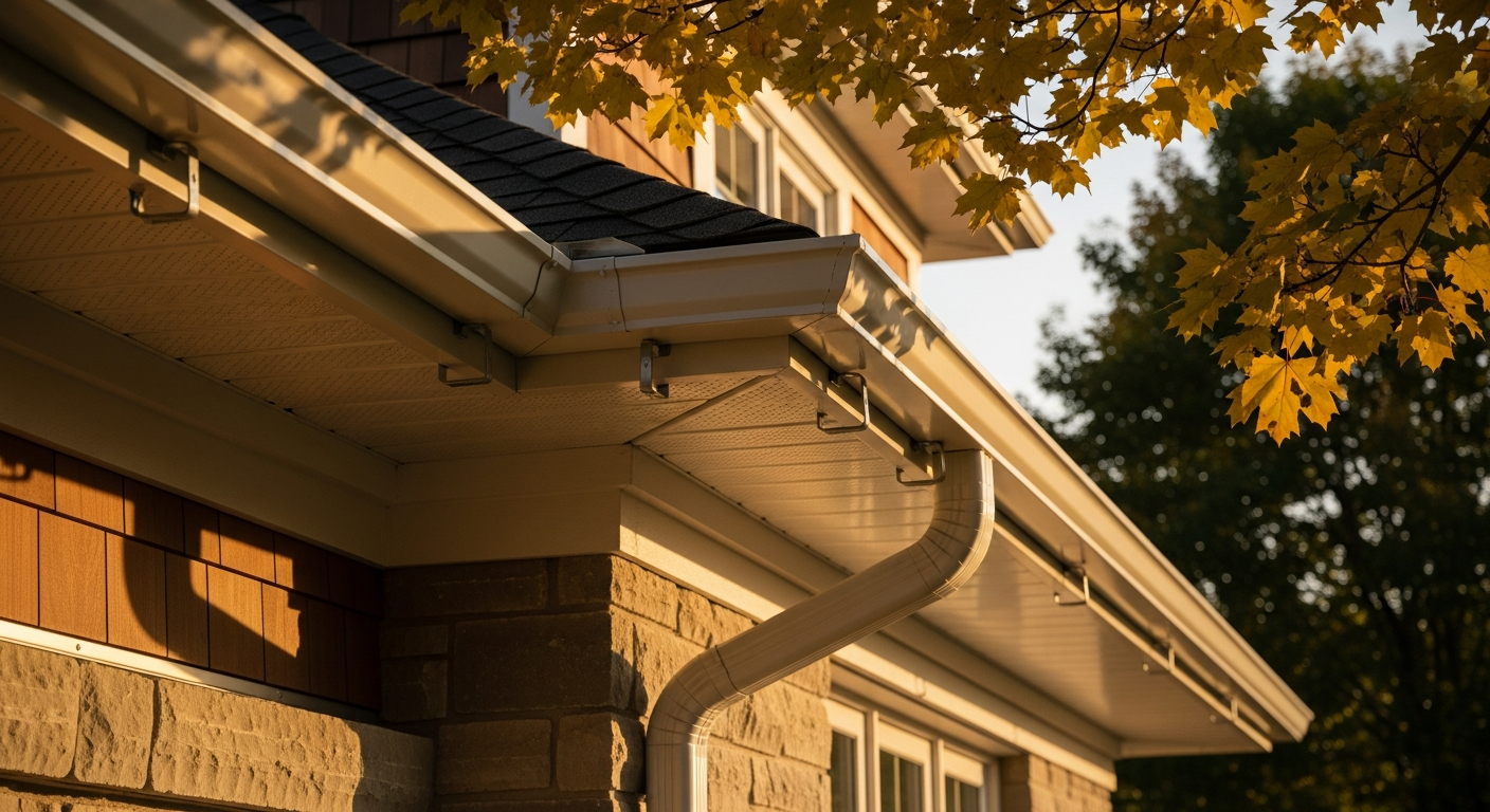 Oakville eavestrough repair & installation portfolio sample — finished by licensed RenoHouse crew