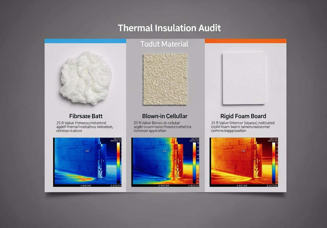 Insulation Audit (Thermal) brand and material comparison