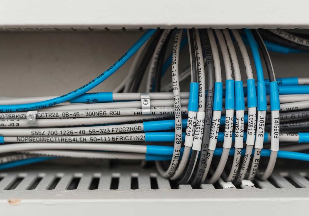 Finished detail close-up for electrical services in Mississauga