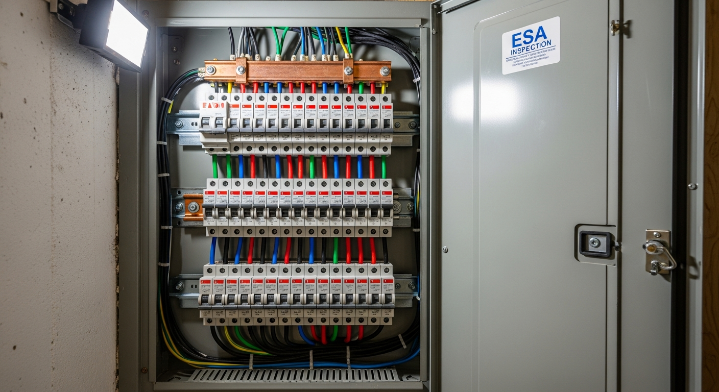 Recently completed electrical panel upgrade & installation renovation in a Scarborough home
