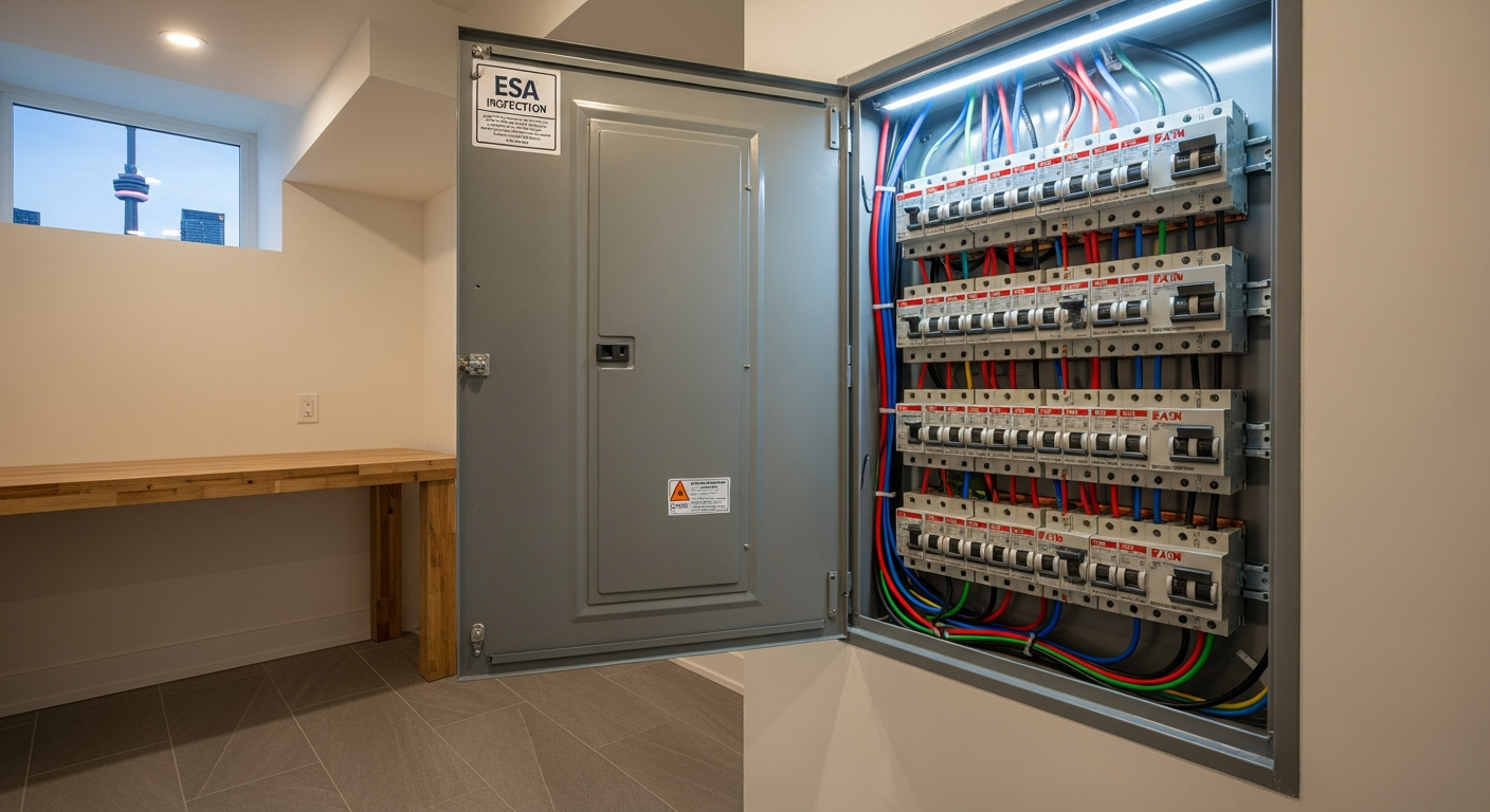 Toronto electrical panel upgrade & installation portfolio sample — finished by licensed RenoHouse crew
