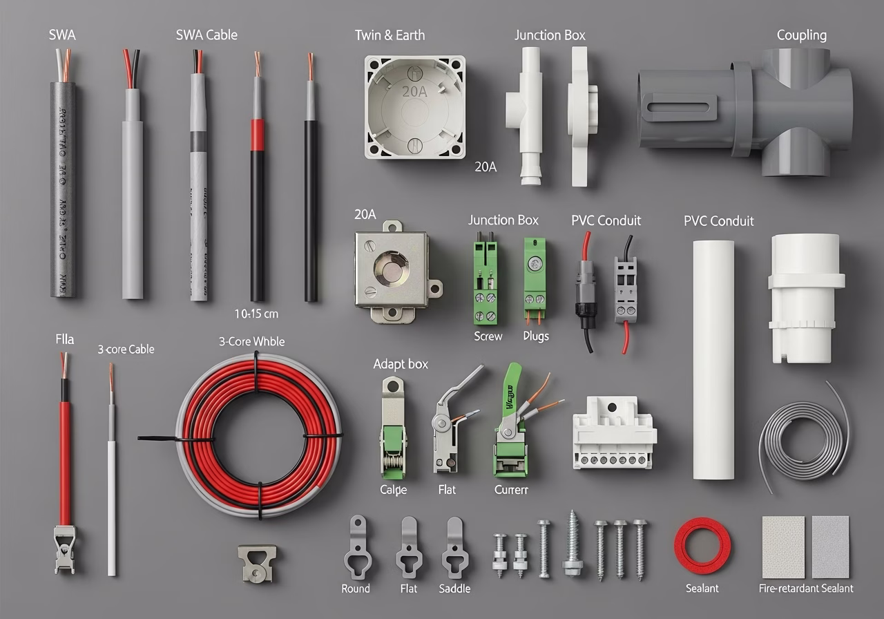Brand and material comparison for electrical services in Vaughan