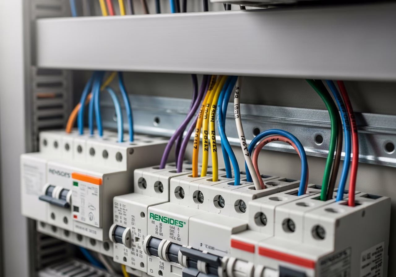 Finished detail close-up for electrical services in Vaughan