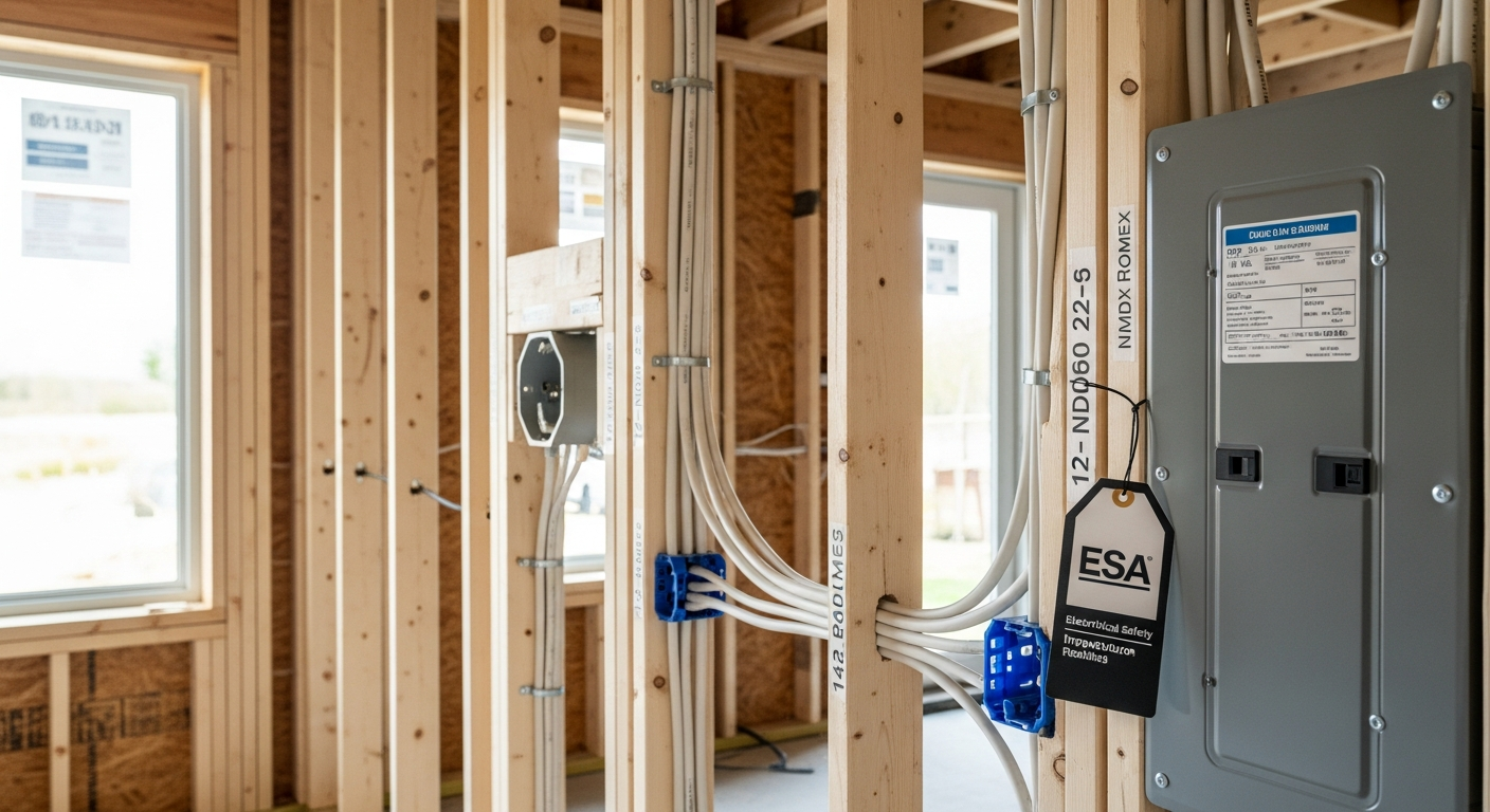 Scugog electrical wiring & rewiring portfolio sample — finished by licensed RenoHouse crew