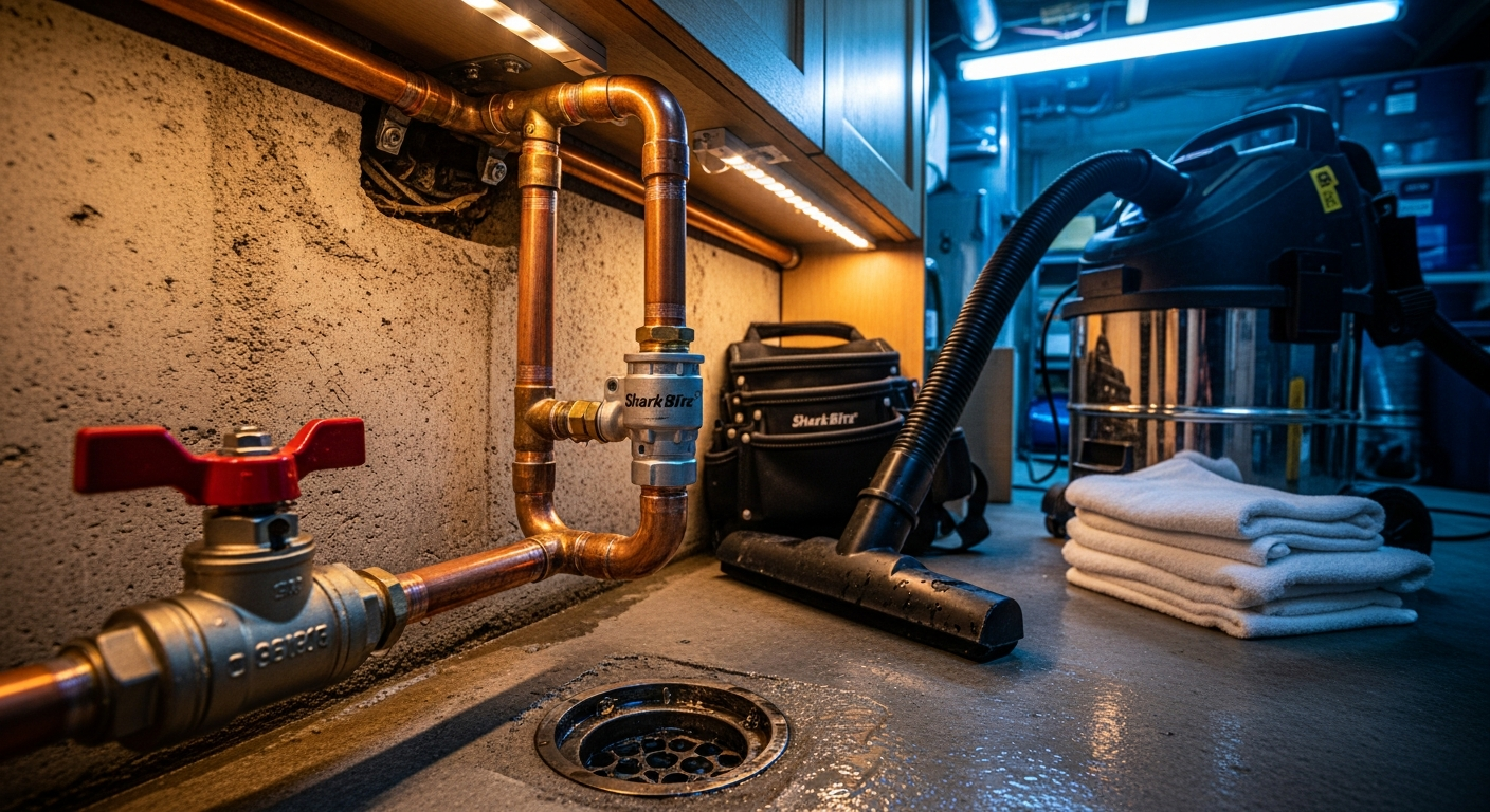 Final result of a emergency plumbing project at a North York residence