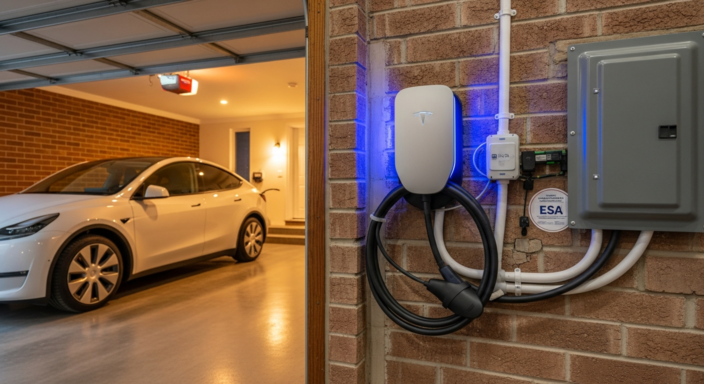 EV Charger Installation project in Ajax — RenoHouse quality standard completed work