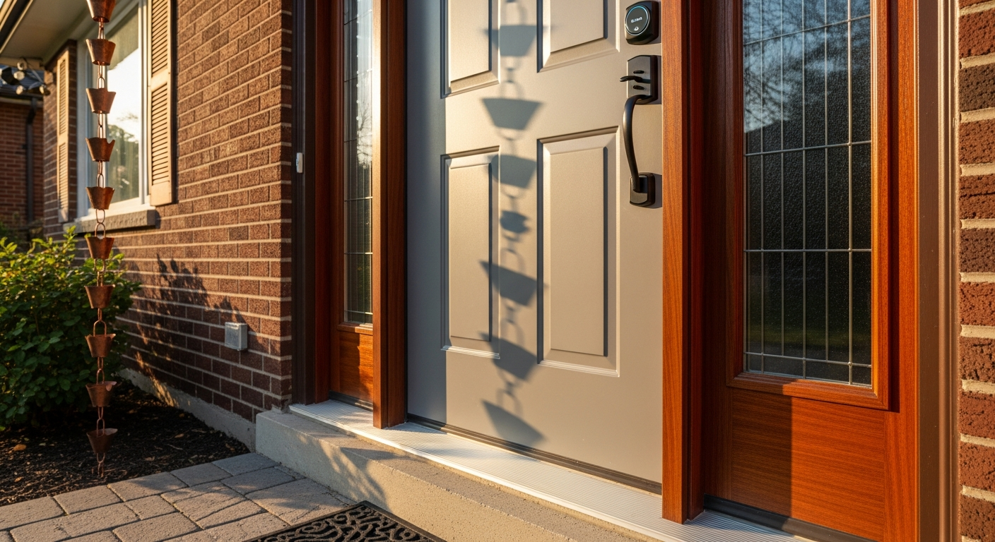 Professional exterior door installation project completed by RenoHouse in Scarborough — quality workmanship guaranteed
