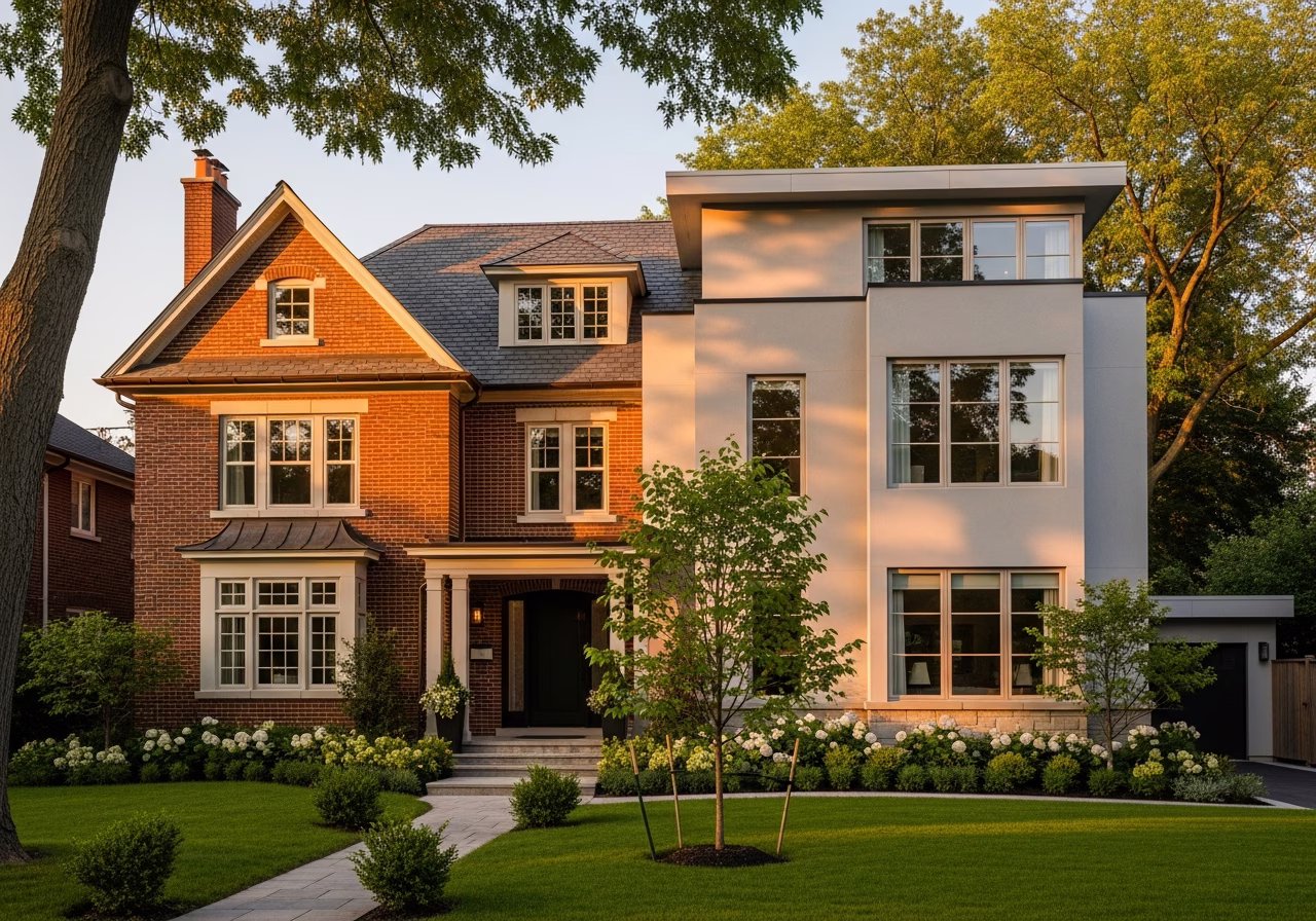 Local home context for exterior renovation in Markham