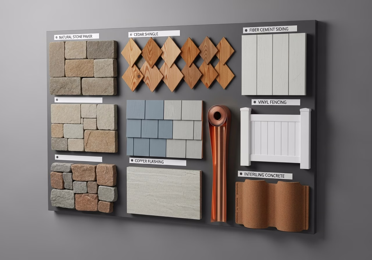 Brand and material comparison for exterior renovation in Mississauga