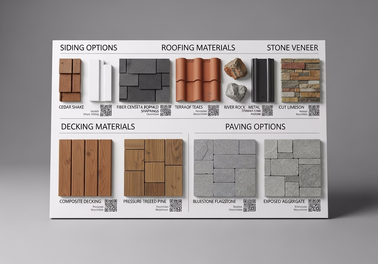 Brand and material comparison for exterior renovation in Oakville