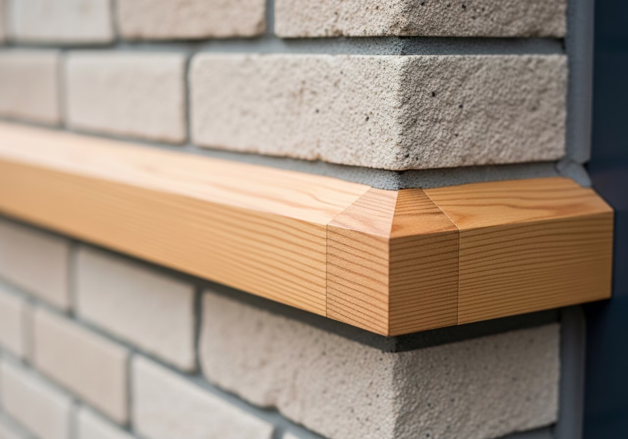 Finished detail close-up for exterior renovation in Oakville