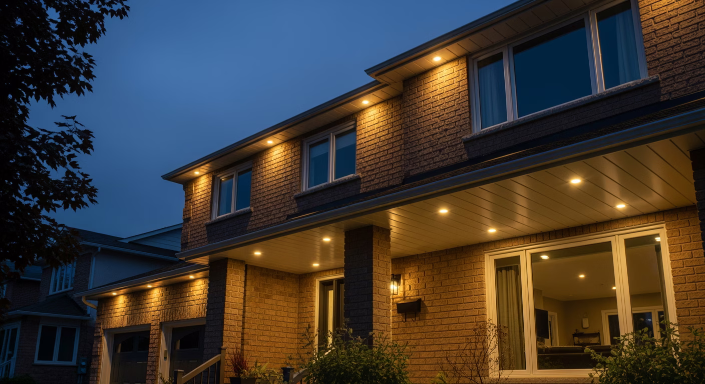 Exterior Pot Light Installation services Toronto GTA