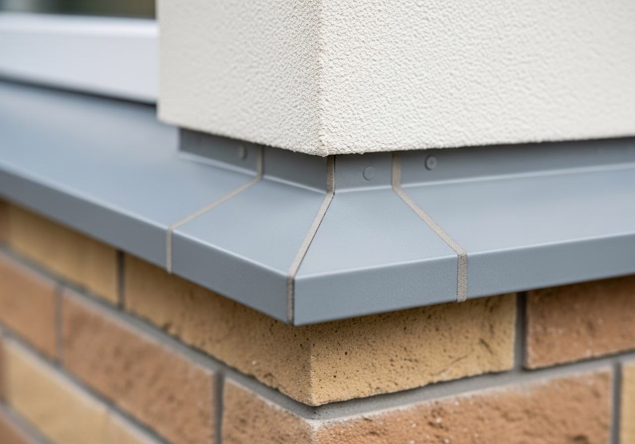 Finished detail close-up for exterior renovation in Toronto