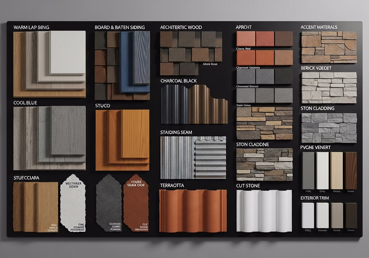 Brand and material comparison for exterior renovation in Vaughan