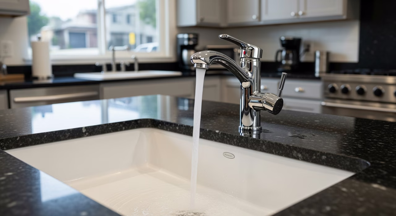 Faucet Installation in Toronto — RenoHouse 306A-licensed plumber on a GTA job site — close-up