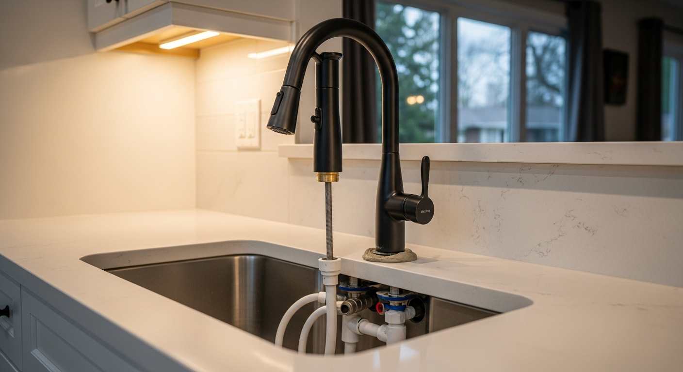 Faucet Installation & Repair project in Burlington — RenoHouse quality standard completed work