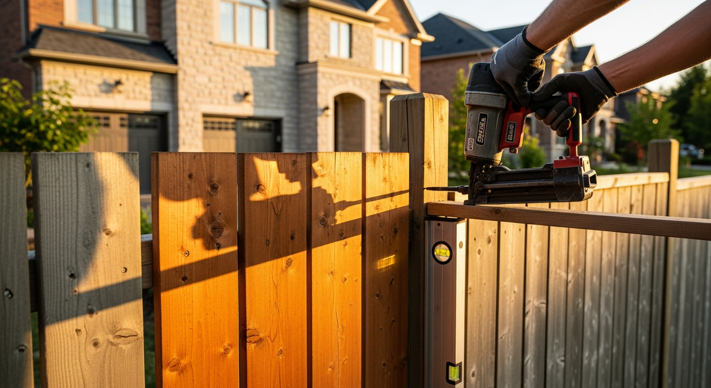 Fence Repair & Installation project in Richmond Hill — RenoHouse quality standard completed work