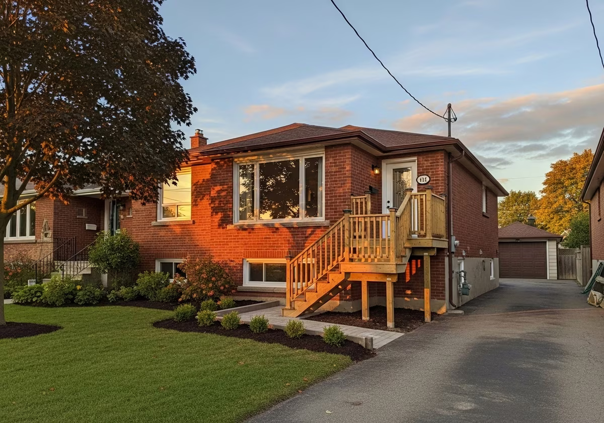 Completed Second Egress for Basement Apartment in Toronto/GTA home