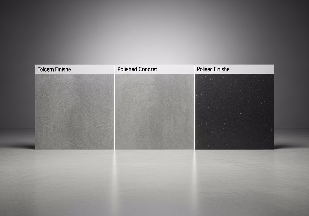 Polished Concrete Floor brand and material comparison