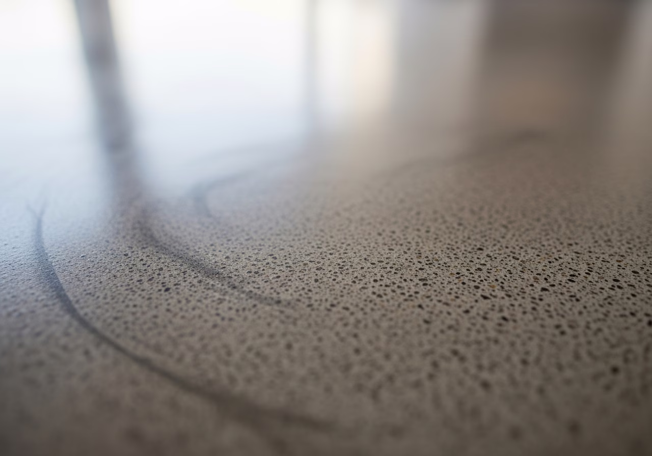 Close-up detail of professionally completed Polished Concrete Floor