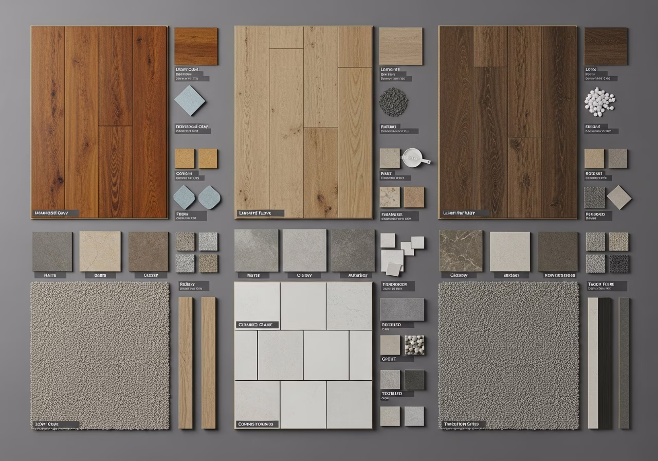 Brand and material comparison for flooring installation in Oakville
