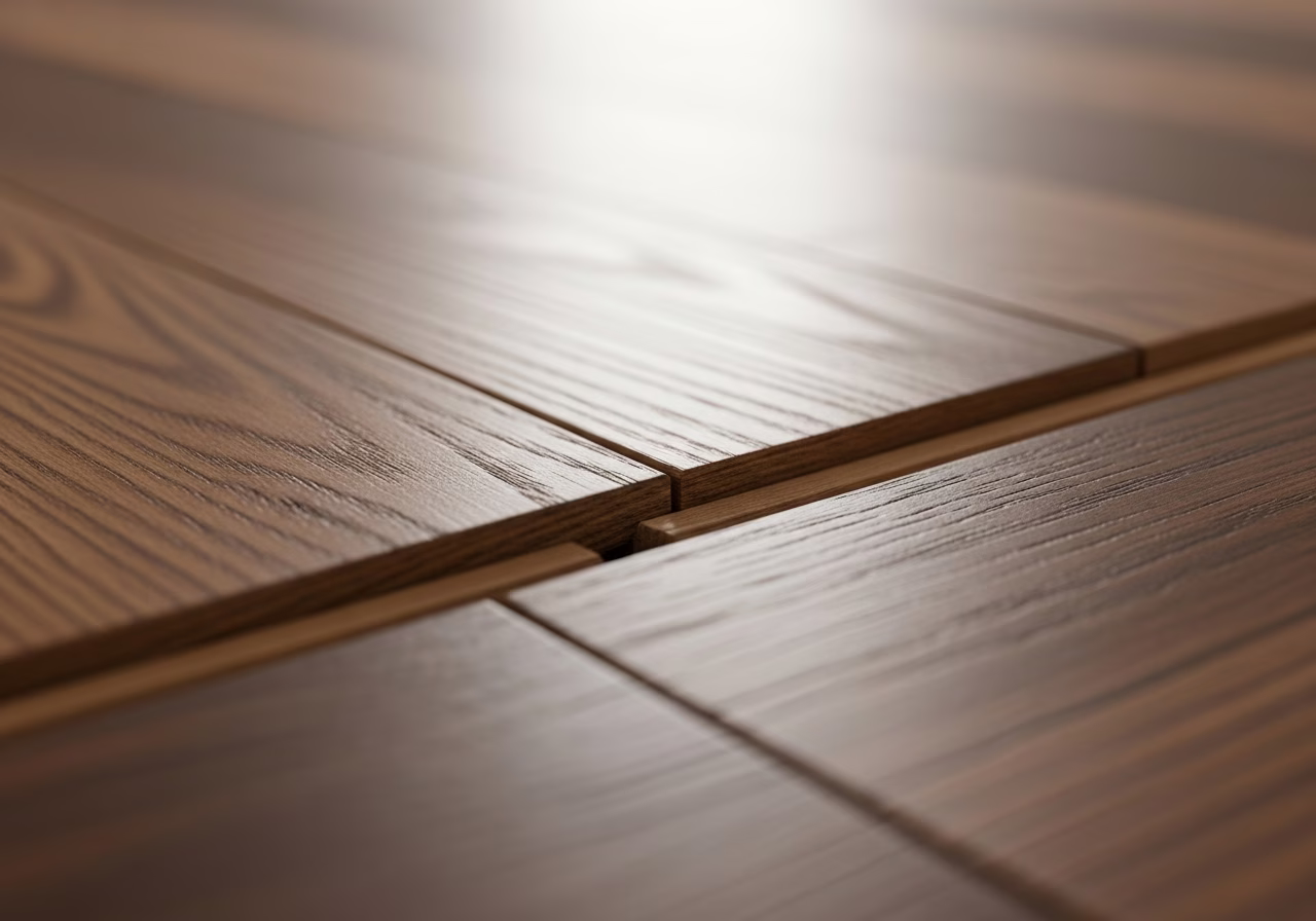 Finished detail close-up for flooring installation in Toronto