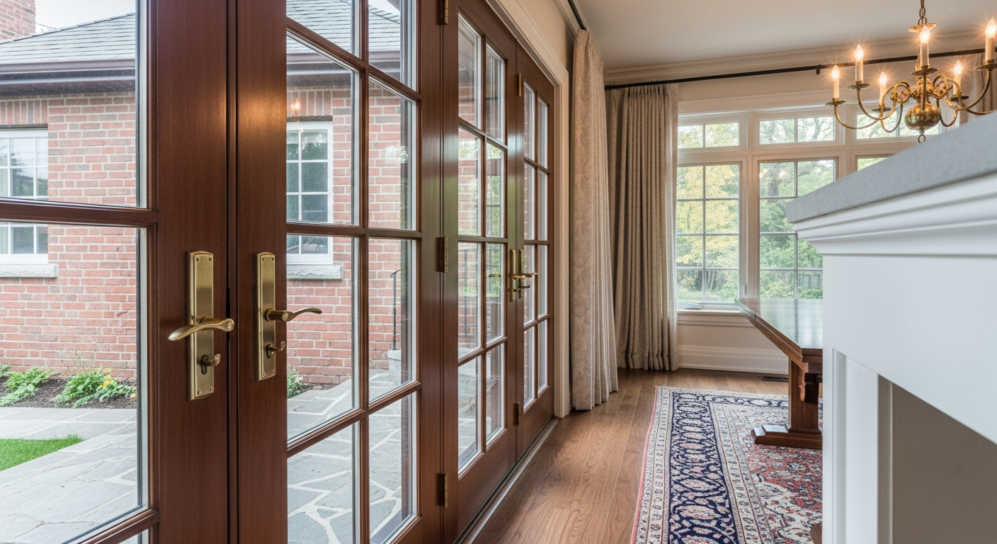 Professional french door installation project completed by RenoHouse in Scarborough — quality workmanship guaranteed