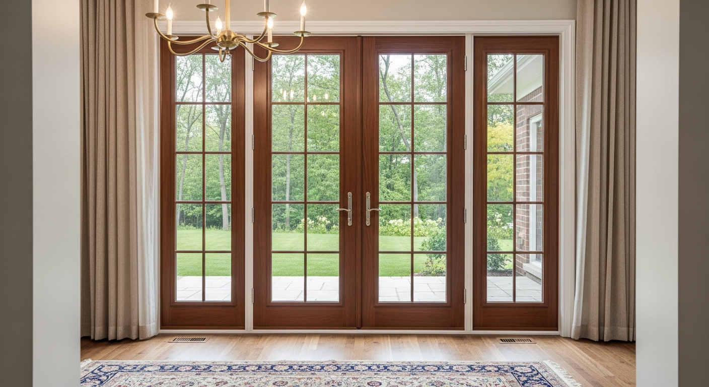 Stouffville french door installation portfolio sample — finished by licensed RenoHouse crew