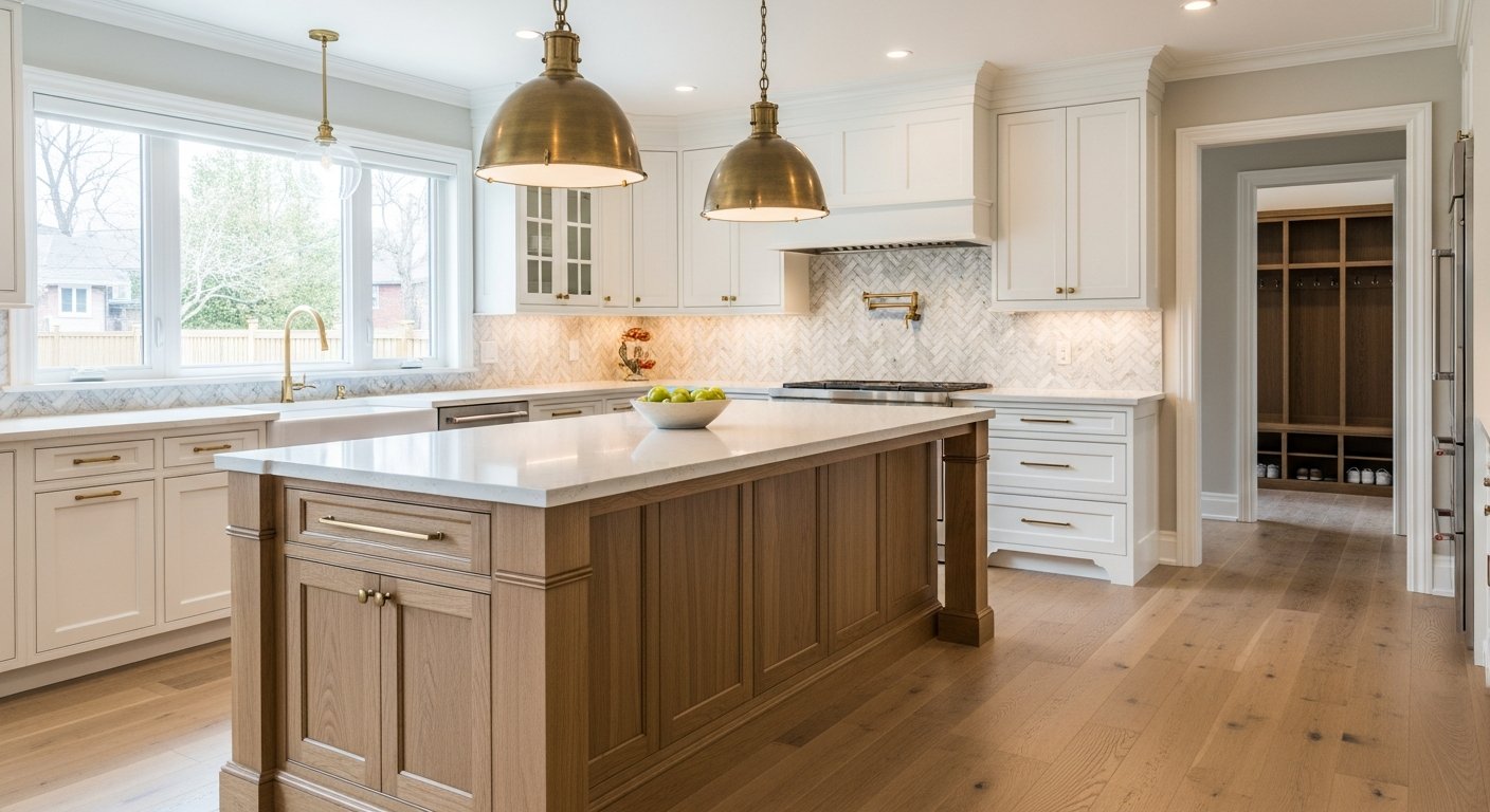 Recent Burlington-area full home renovation project — professional finish detail
