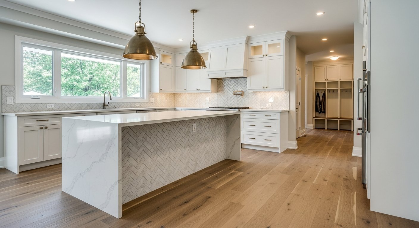 Final result of a full home renovation project at a Newmarket residence