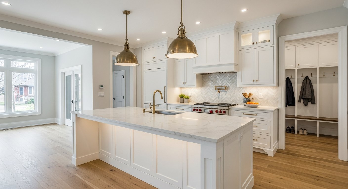 On-site full home renovation install detail at a Toronto property