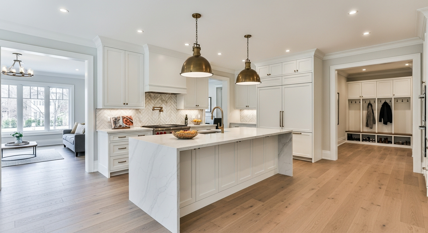 Full home renovation completed in a Toronto detached home