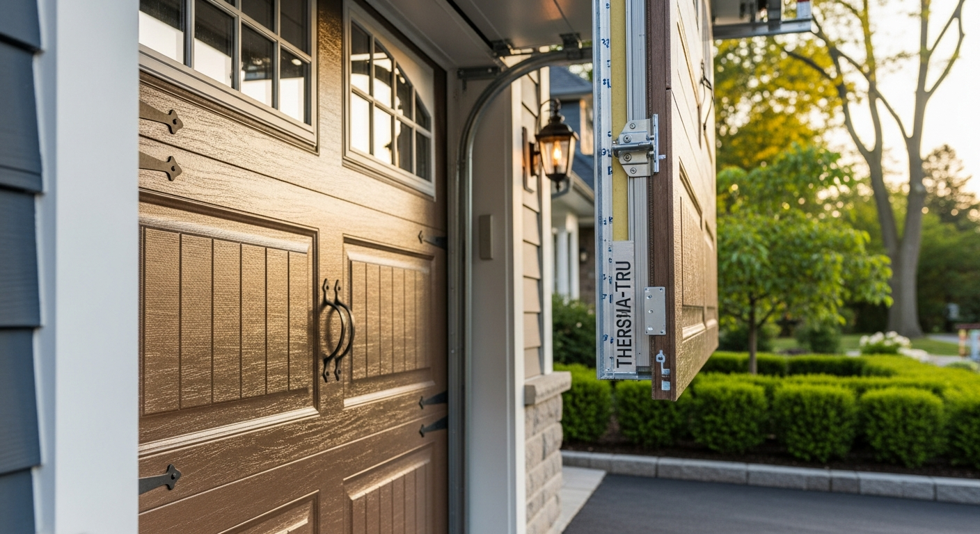 Garage Door Installation portfolio close-up from a Markham renovation by RenoHouse
