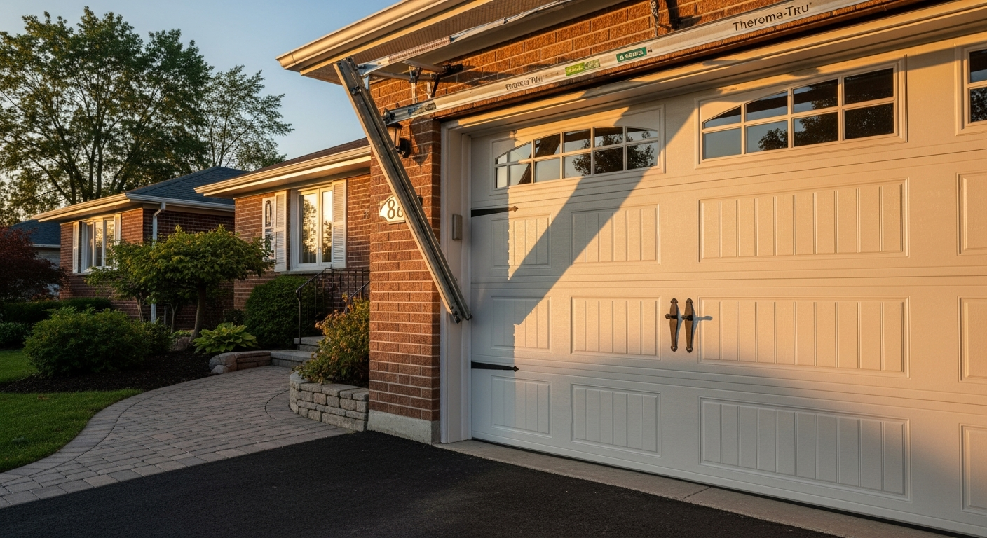 Garage Door Installation portfolio close-up from a Scarborough renovation by RenoHouse