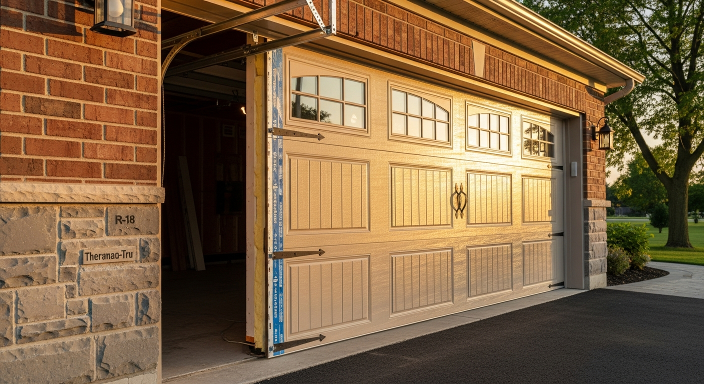 Uxbridge garage door installation portfolio sample — finished by licensed RenoHouse crew
