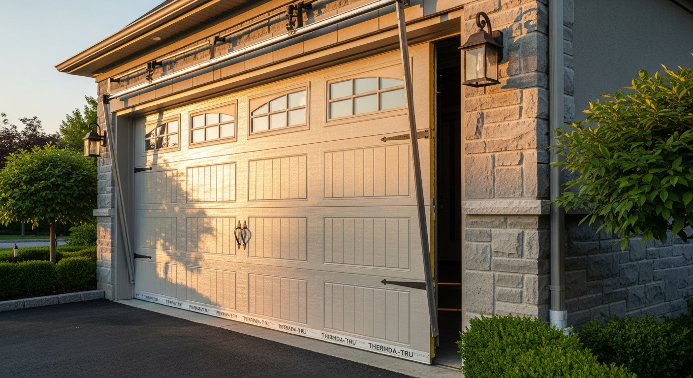 Recent Vaughan-area garage door installation project — professional finish detail
