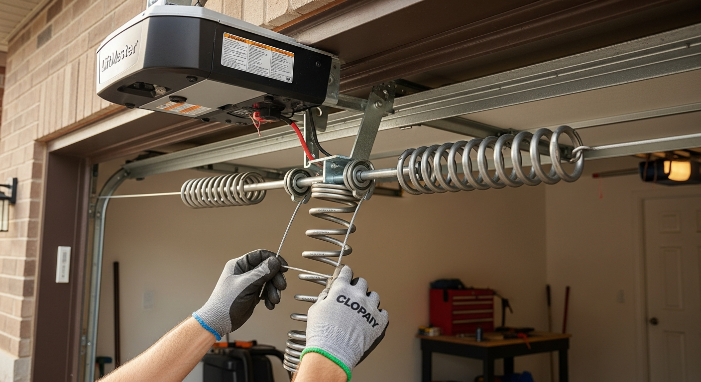 Professional garage door repair project completed by RenoHouse in Stouffville — quality workmanship guaranteed