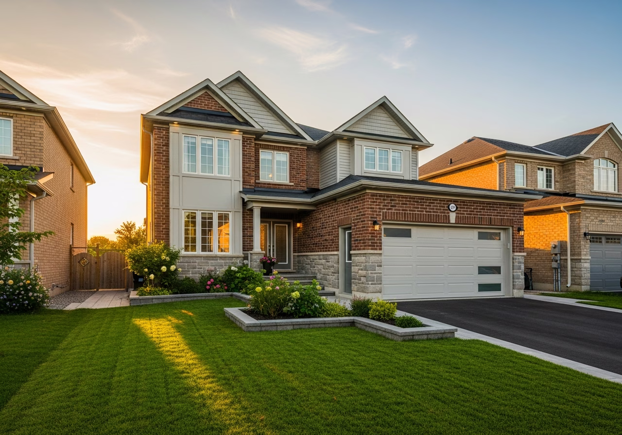 Finished garage insulation result in a Toronto/GTA home, photographed in natural light