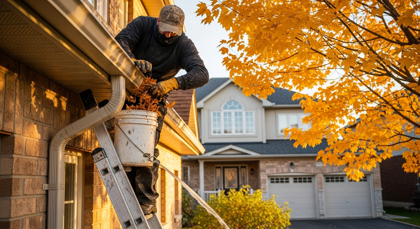 Gutter Cleaning project in Whitby — RenoHouse quality standard completed work