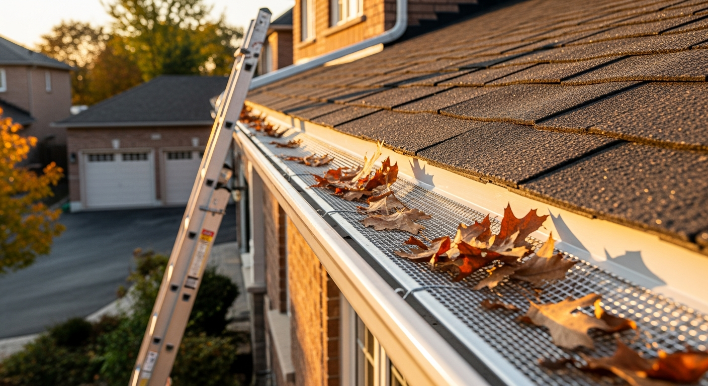 Gutter Guard Installation project in Brampton — RenoHouse quality standard completed work