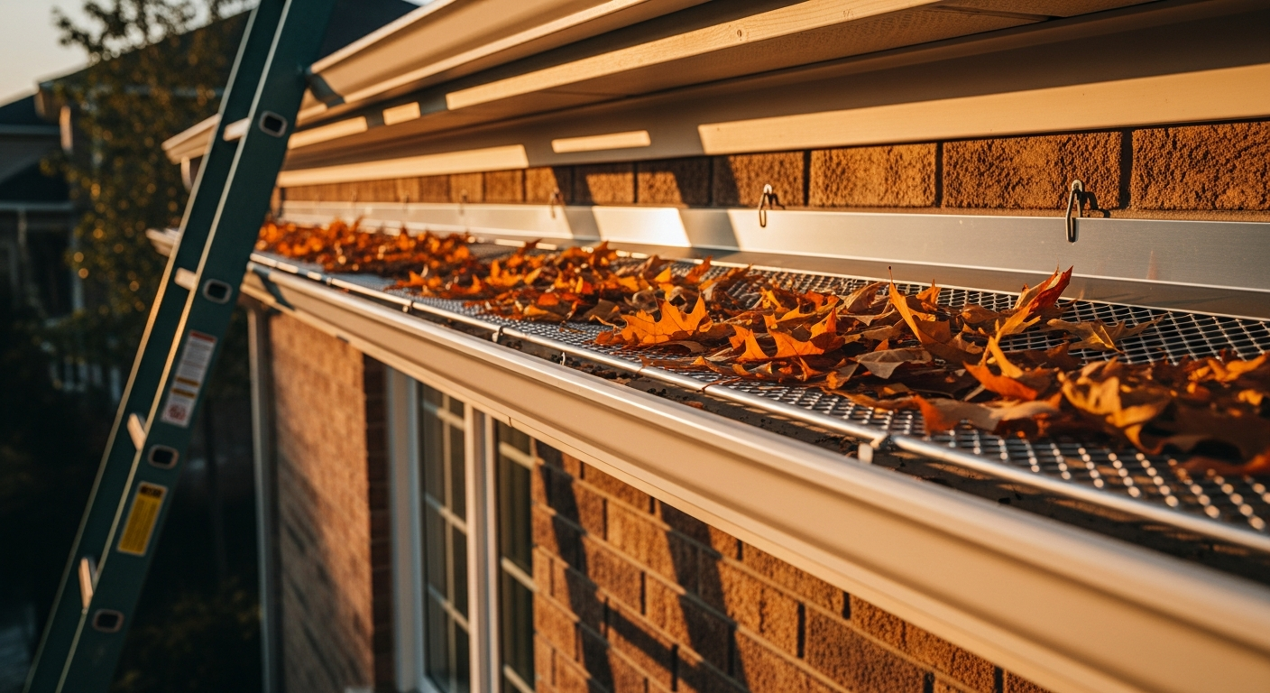 Professional gutter guard installation project completed by RenoHouse in Clarington — quality workmanship guaranteed