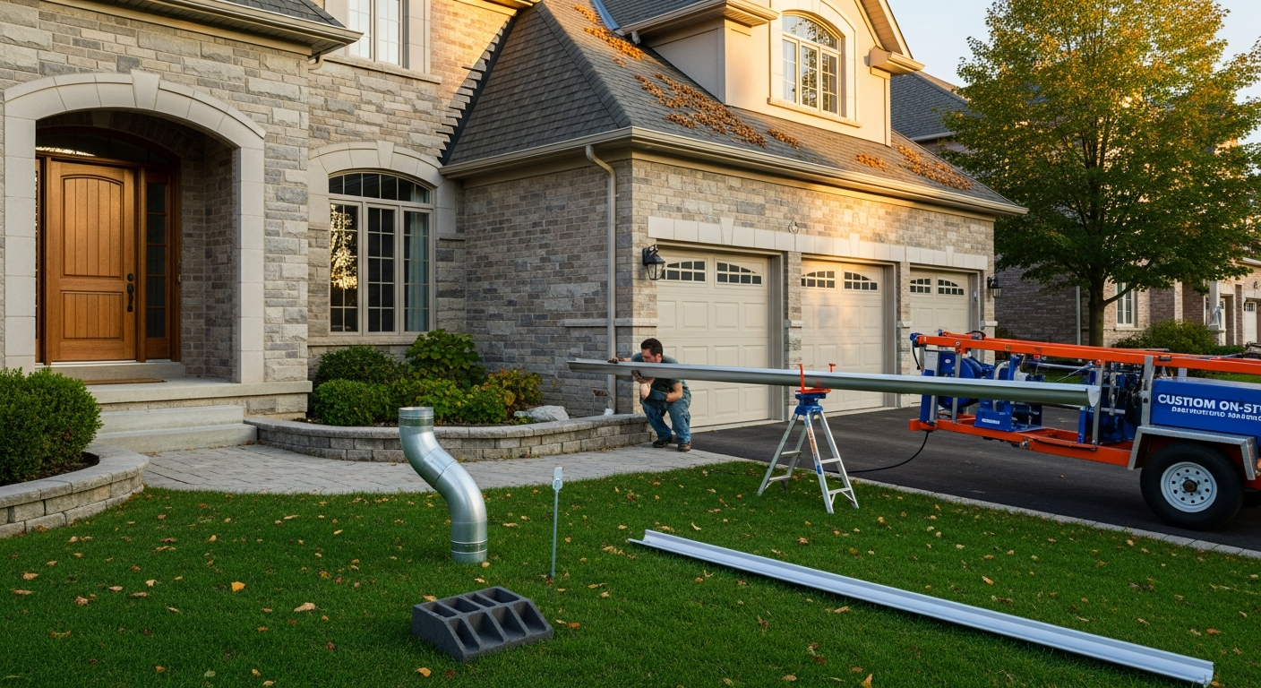 Aurora gutter installation portfolio sample — finished by licensed RenoHouse crew