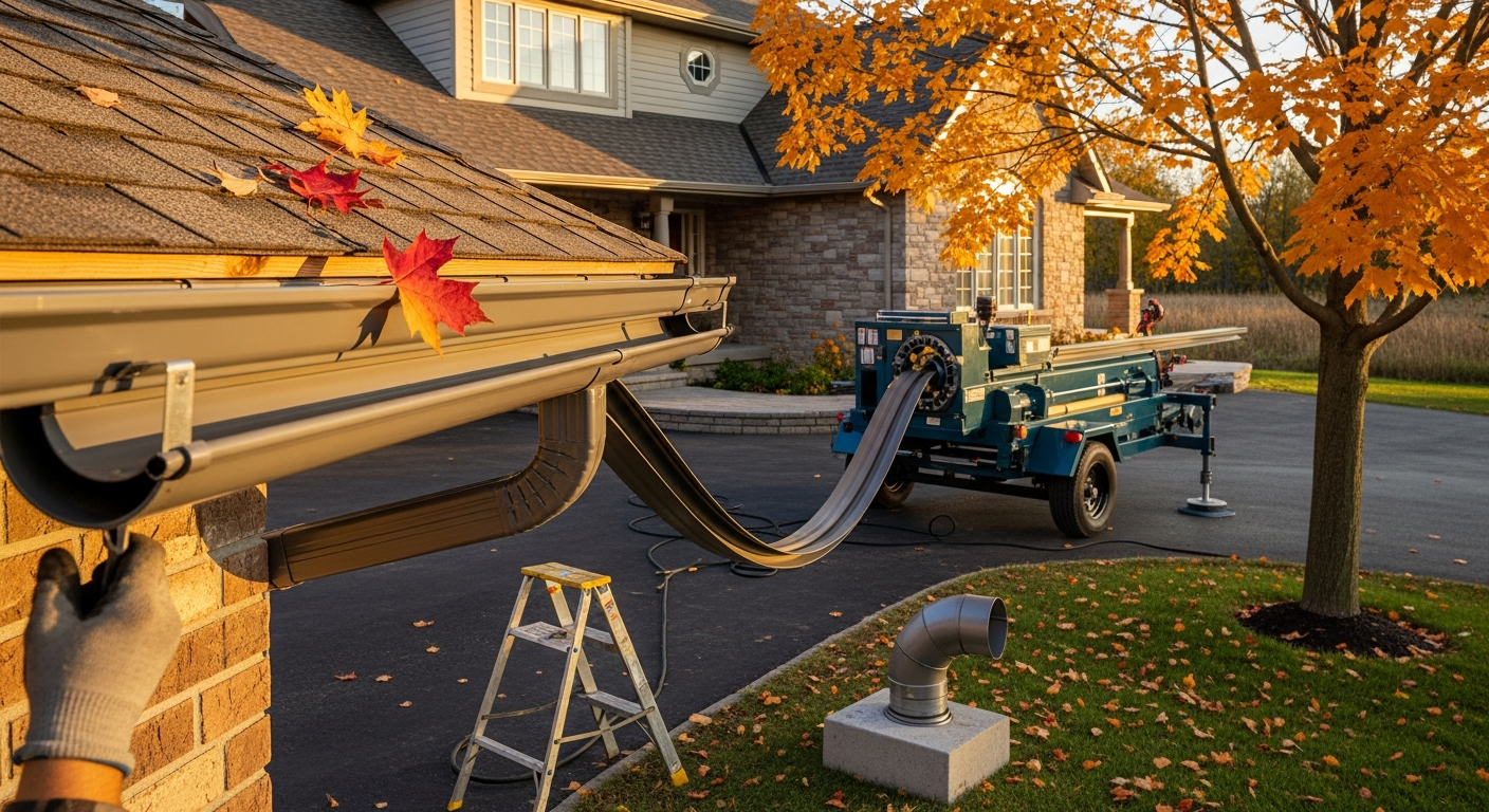Gutter Installation project in Uxbridge — RenoHouse quality standard completed work